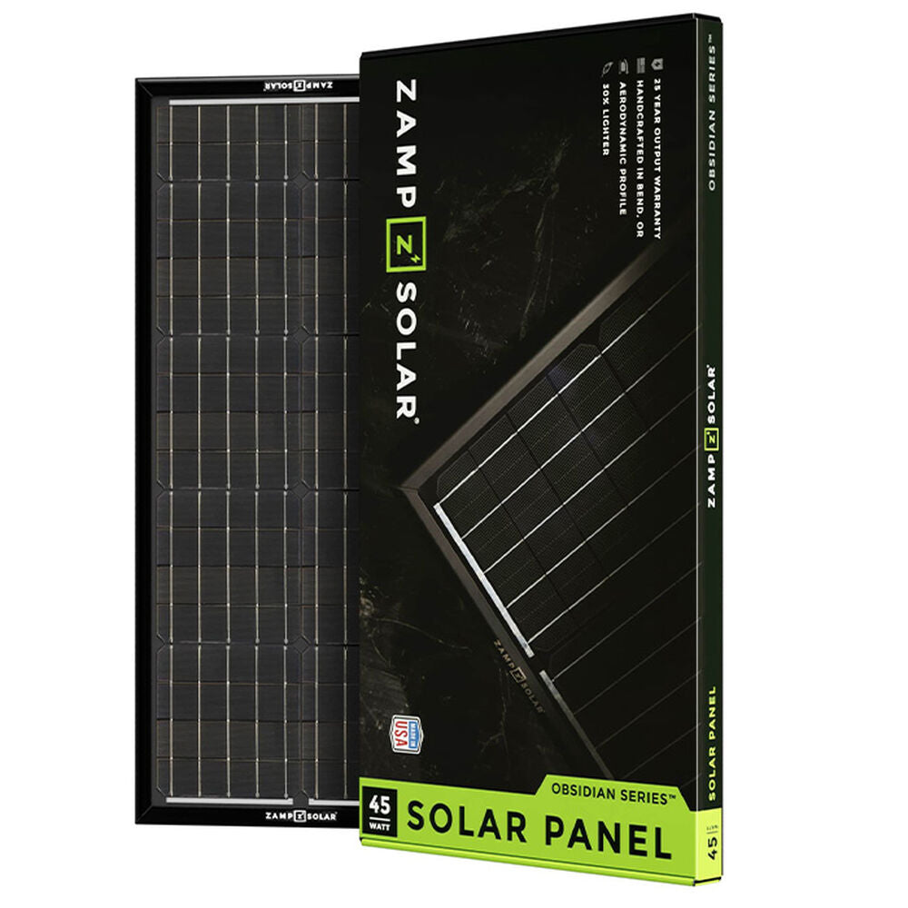 Zamp Solar Obsidian 45 Watt 2.3 Amp Solar Panel Kit