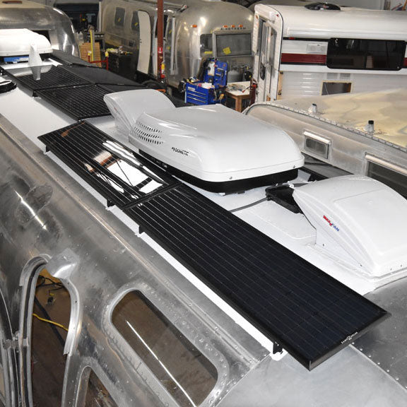 Zamp Solar Obsidian 180 Watt 9.4 Amp Long & Narrow Solar Panel Kit