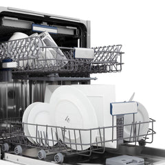 ZLINE 24" Top Control Tall Tub Dishwasher in Custom Panel Ready with Stainless Steel Tub and 3rd Rack DWV-24