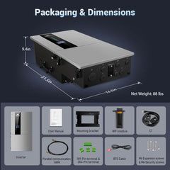 SunGoldPower 11.4KW 48V Split Phase Hybrid Inverter