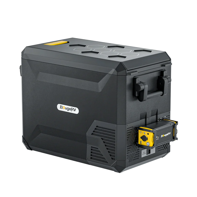 BougeRV ASPEN 40 12 Volt 43QT Dual Zone Fridge With 220Wh Battery