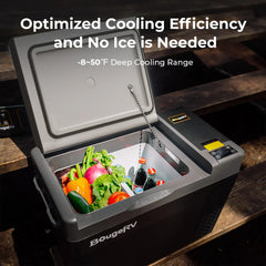 BougeRV CRPRO20 21 Quart 12V Portable Car Fridge Freezer