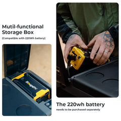 BougeRV CRPRO20 21 Quart 12V Portable Car Fridge Freezer