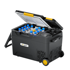 BougeRV CRX2 31QT Battery Powered Insulated Dual-Zone Portable Fridge With 2 x Batteries