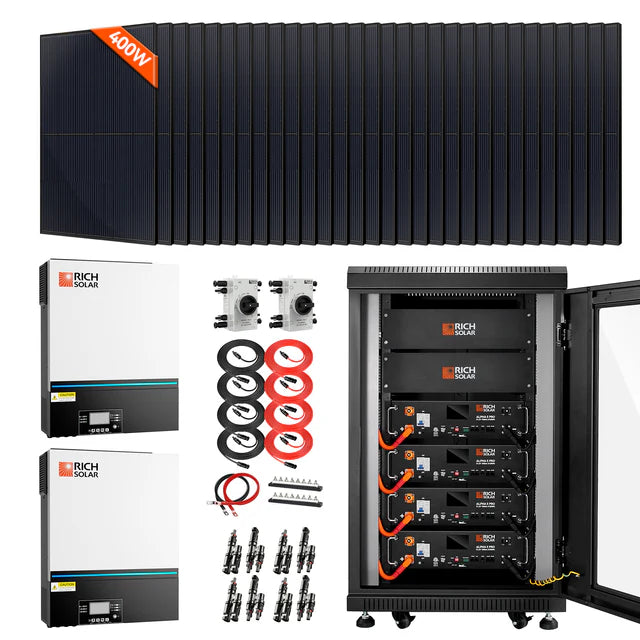 Rich Solar 13000W Complete Off-Grid Solar Kit