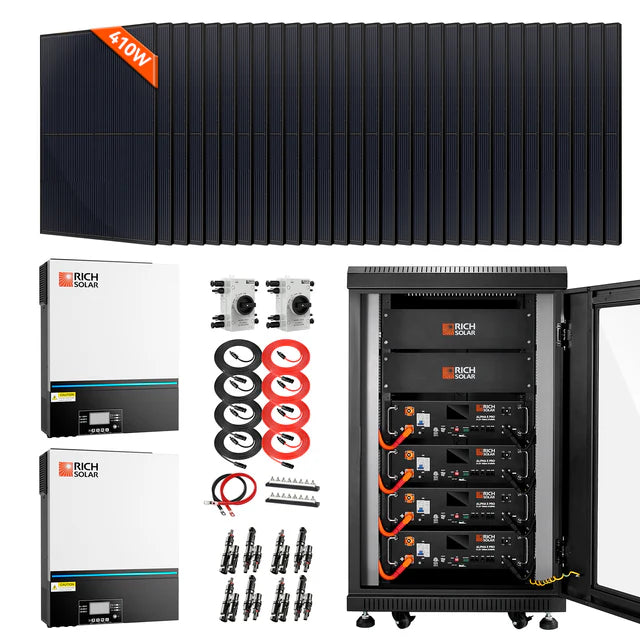 Rich Solar 13000W Complete Off-Grid Solar Kit