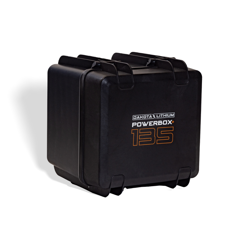 Dakota Lithium Powerbox+ 135 Waterproof Solar Generator, 12V 135Ah DL+ 1,000CCA Battery Included