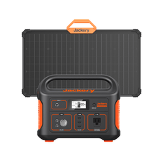 Jackery 500 Portable Solar Generator with SolarSaga 100W