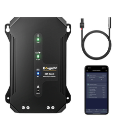 BougeRV 12V/24V/36V/48V 20A Buck-Boost MPPT Solar Charge Controller