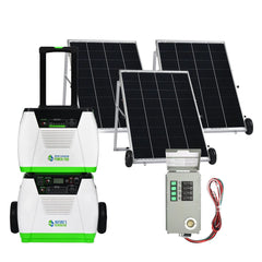 Nature's Generator PLATINUM PE Solar Generator System w/Transfer Kit