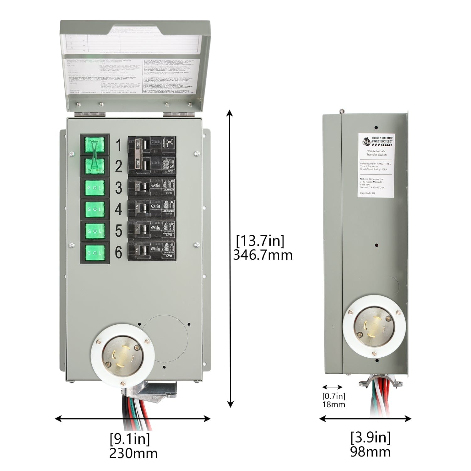 Nature's Generator Powerhouse Hybrid Platinum Plus PE System