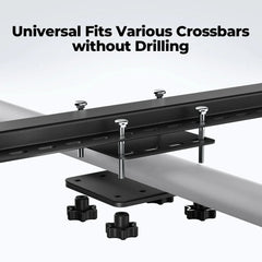 BougeRV Modular Roof Rack Platform With Slidable Solar Panel Bracket + 2 x 75W CIGS Solar Panels