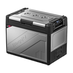 BougeRV Rocky 69QT Dual Zone 12V Portable Fridge With Battery