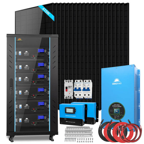 FLASH SALE! SunGoldPower 12kW/15kW/18kW 48V Server Rack Off-Grid Solar ...