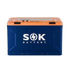 SOK Battery 24V 150Ah Lithium Iron Phosphate Battery With Built-in Heater & Bluetooth