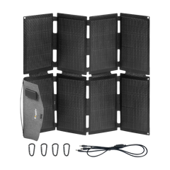 BougeRV 100W N-Type Fiberglass Foldable Portable Solar Panel
