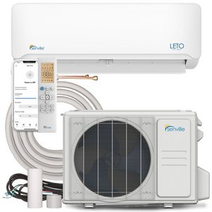 Senville LETO 9000 BTU Mini Split Air Conditioner And Heat Pump.