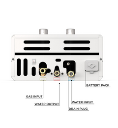 Eccotemp Luxé EL10 3.0 GPM Portable Outdoor Tankless Water Heater