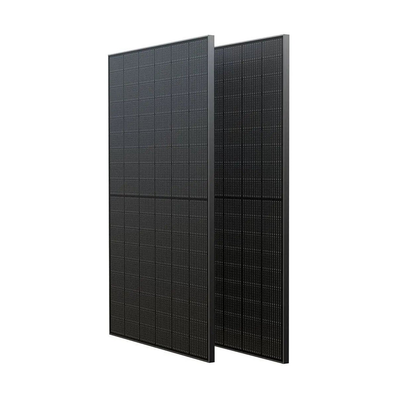 EcoFlow 2x 400W Rigid Solar Panel with 4x Mounting Feet