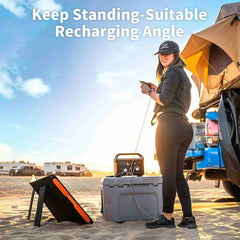 Jackery 500 Portable Solar Generator with SolarSaga 100W