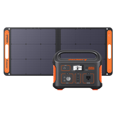 Jackery 500 Portable Solar Generator with SolarSaga 100W