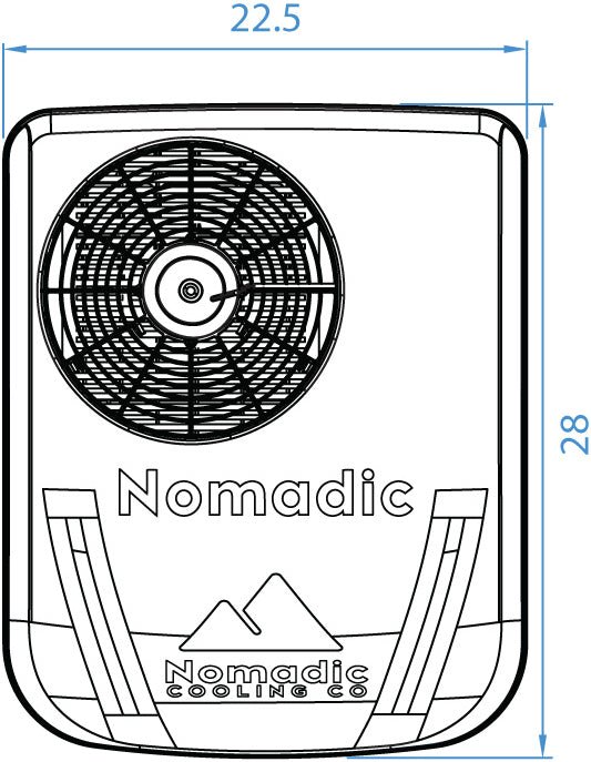Nomadic Cooling X2 12V Camper Van Air Conditioner