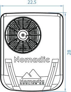 Nomadic Cooling X2 12V Camper Van Air Conditioner