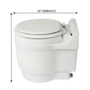 Laveo Dry Flush DC Powered Toilet - DF104DC