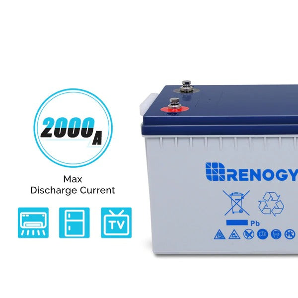 Renogy Deep Cycle Hybrid Gel Battery 12V 200Ah