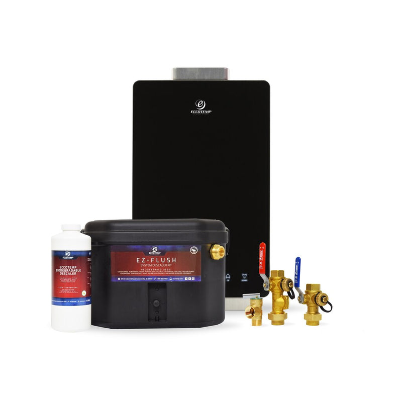 Eccotemp i12 Indoor 4.0 GPM Natural Gas Tankless Water Heater Service Kit Bundle