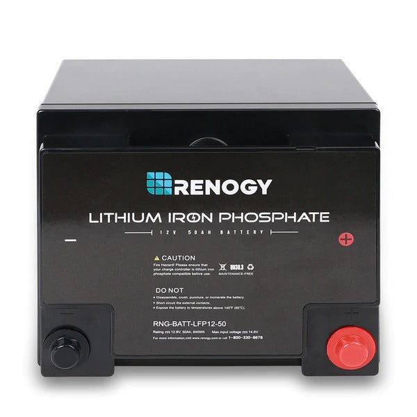 Renogy Lithium Iron Phosphate Battery 12V 50Ah