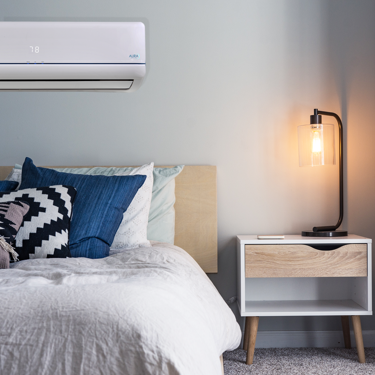 Senville AURA 9000 BTU Mini Split Air Conditioner and Heat Pump