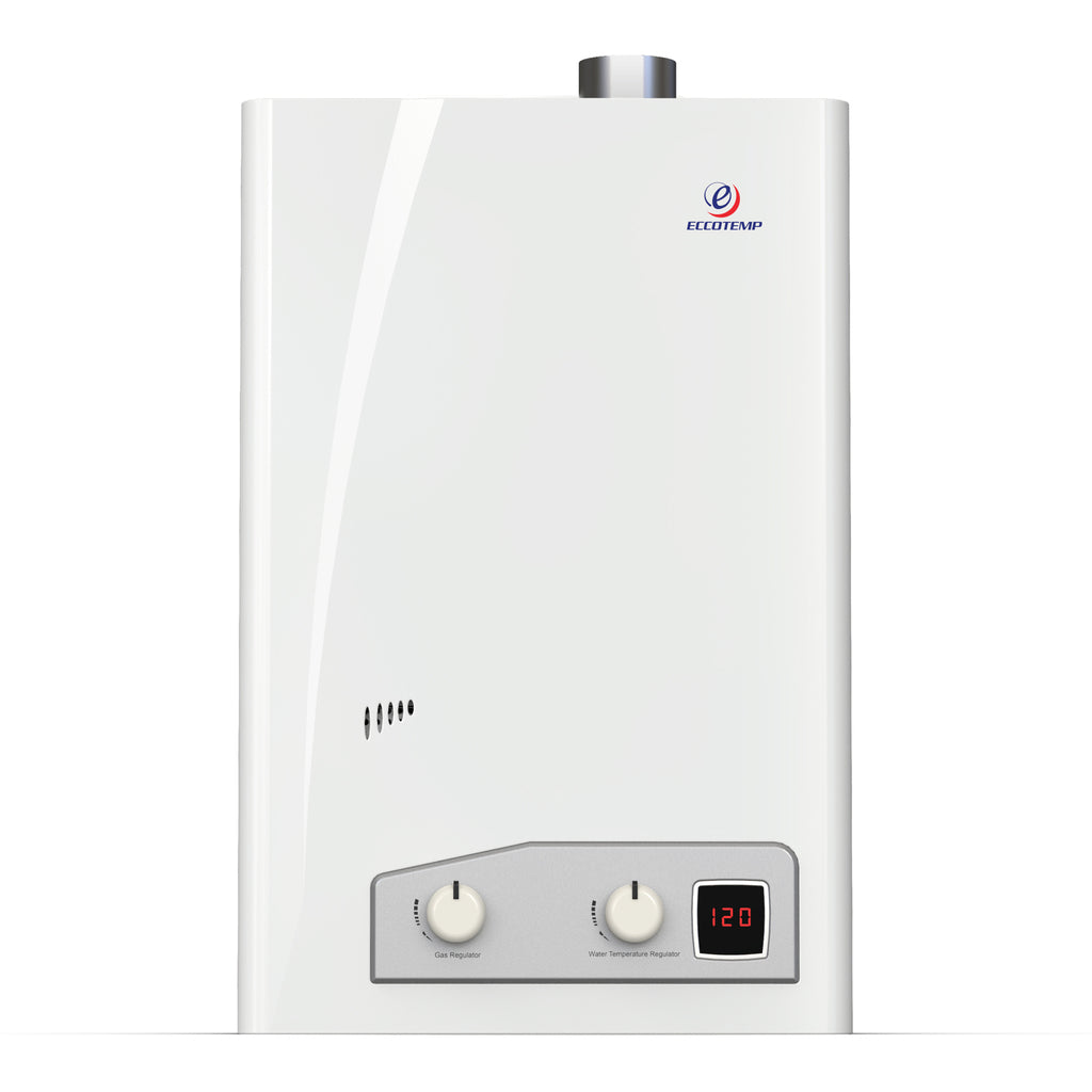 Eccotemp FVI12 Forced Vent Indoor 4.0 GPM Natural Gas Tankless Water Heater Vertical Vent Bundle Kit