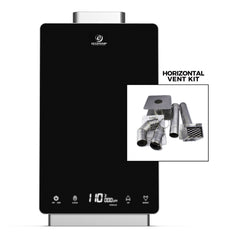 Eccotemp i12 Indoor 4.0 GPM Natural Gas Tankless Water Heater Horizontal Vent Bundle Kit