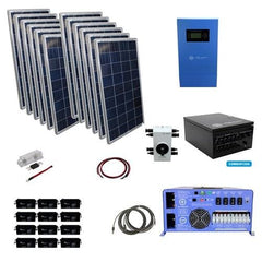 AIMS Power 3840 Watt Solar with 12000 Watt Pure Sine Power Inverter Charger 120/240VAC 48VDC