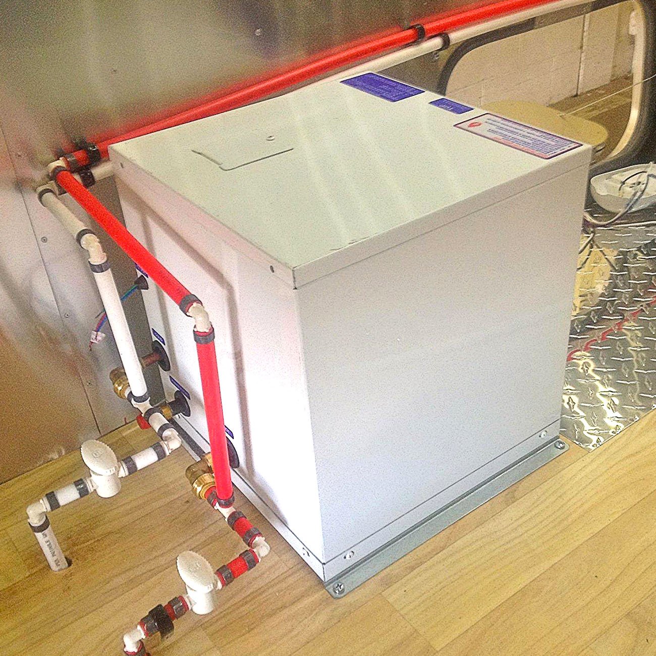 Precision Temp RV 550 NSP EC Propane Floor Vented Tankless Water Heater