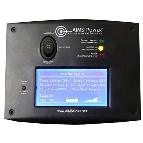 AIMS Power 720 Watt Complete Solar Kit with 3000 Watt Pure Sine Inverter Charger 24 Volt Off-Grid