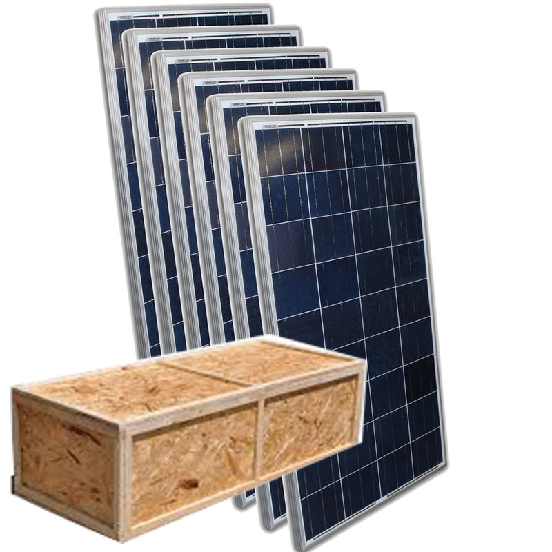 AIMS Power 330 Watt Solar Panel Monocrystalline - 6 Pack