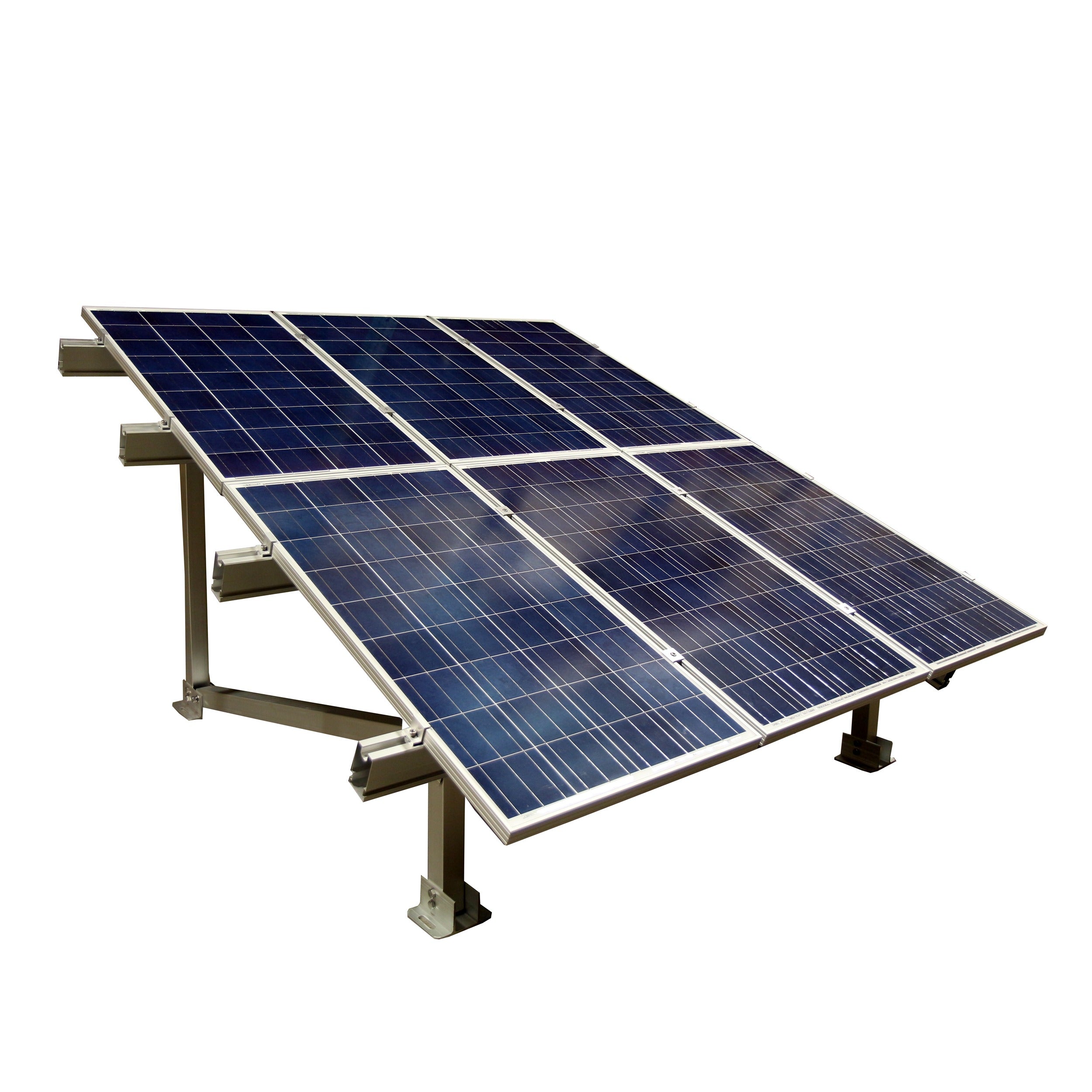AIMS Power Solar Rack Ground Mount for 120-170 Watt Solar Panels - Fits 6