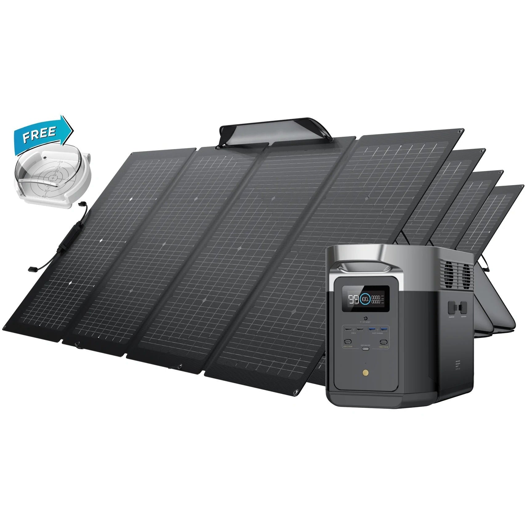 EcoFlow Delta Max Portable Power Station + 220W Portable Solar