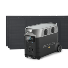 EcoFlow Delta Pro 3600W Portable Power Station + 400W Portable Solar Panel