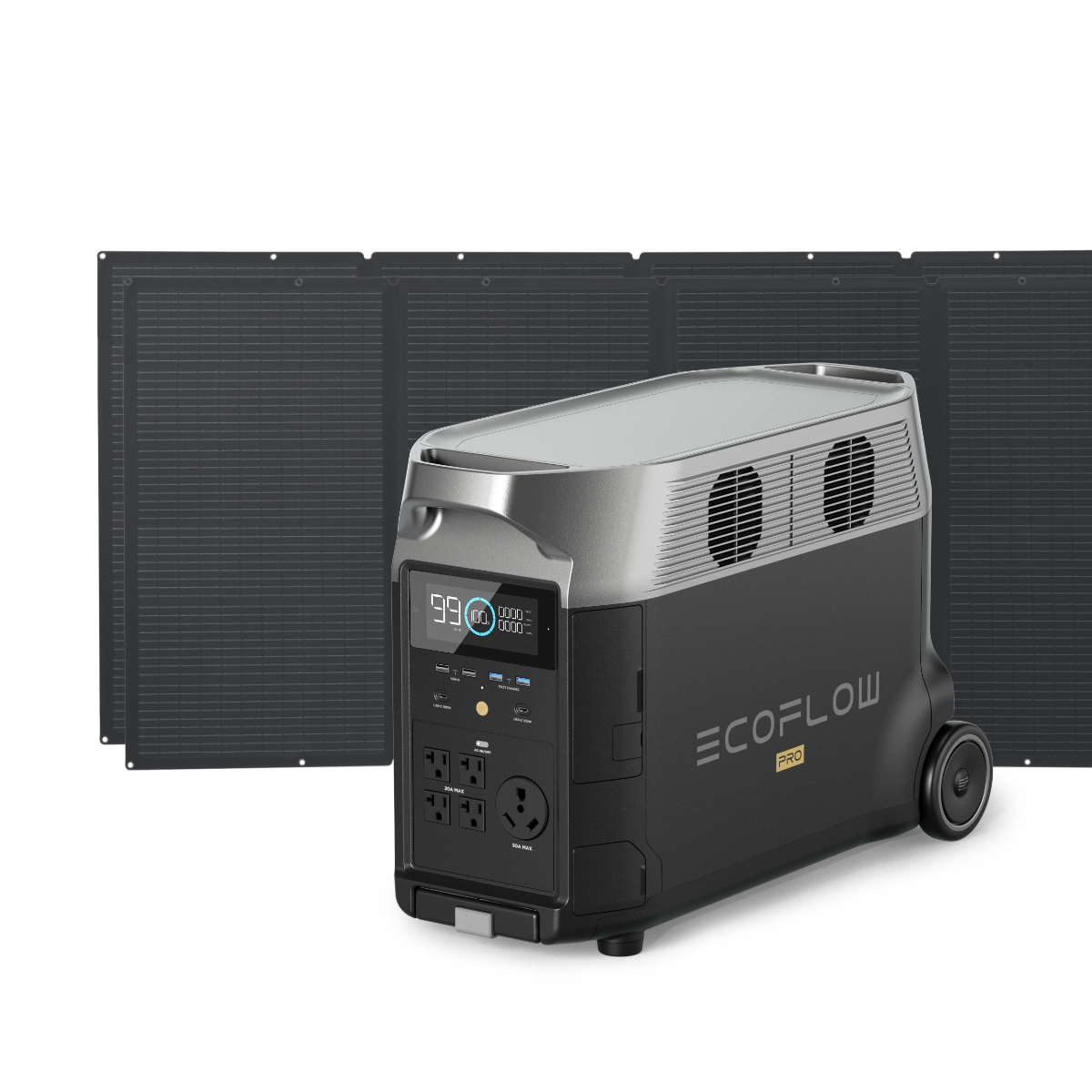EcoFlow DELTA 2 Portable Power Station + 400W Portable Solar Panel –  TinyHouseEssentials