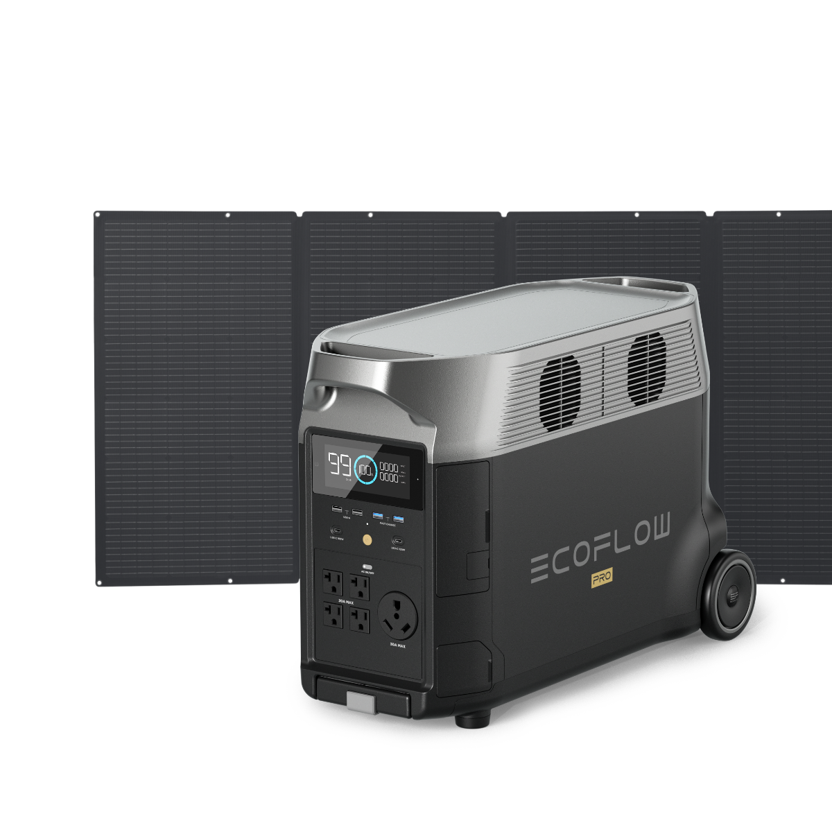 EcoFlow DELTA Portable Power Station + 1pc 400W Solar Panel