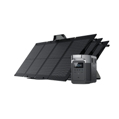 EcoFlow Delta 1300 Portable Power Station + 110W Portable Solar Panel