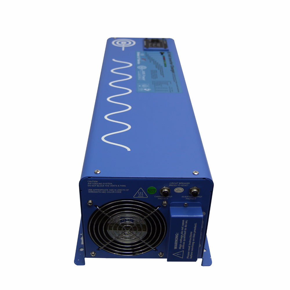 AIMS Power 4000 Watt 120 Volt Pure Sine Inverter Charger 12Vdc to 120Vac Output