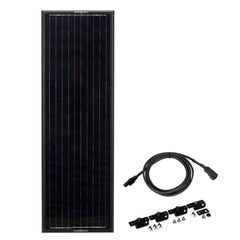 Zamp Solar Obsidian 90 Watt 4.7 Amp Long & Narrow Solar Panel Kit