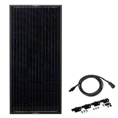 Zamp Solar Obsidian 100 Watt 4.9 Amp Solar Panel Kit