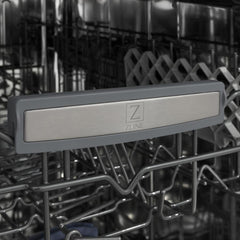 ZLINE 18" Tallac Series 3rd Rack Top Control Dishwasher in Stainless Steel and Traditional Handle, 51dBa DWV-18