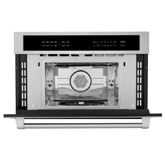 ZLINE 30 Inch, 1.6 cu ft. Built-in Convection Microwave Oven in Stainless Steel with Speed and Sensor Cooking MWO-30