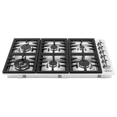 ZLINE 36" Drop-in Gas Stovetop with 6 Gas Burners  RC36